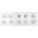Sheet of 10 x 1 oz 1997 Canadian Maple Leaf Original Flex Sealed Silver Coins | Royal Canadian Mint