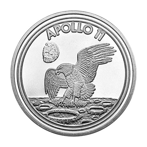 1 oz 2019 Apollo 11 Silver Round | Silvertowne Mint