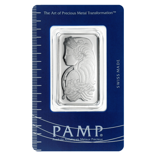 1 oz Platinum Bar | PAMP Suisse