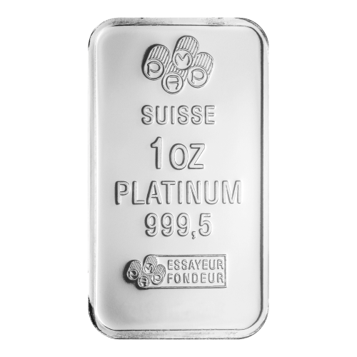 1 oz Platinum Bar | PAMP Suisse
