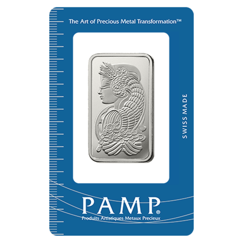 1 oz Platinum Bar | PAMP Suisse