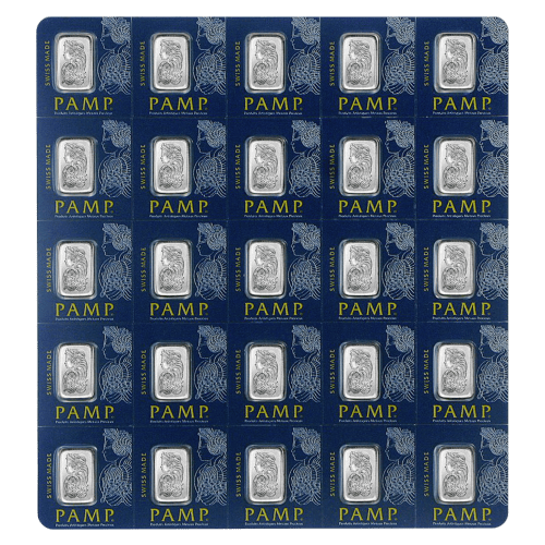25 x 1 Multigram Platinum Bar | PAMP Suisse