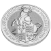 10 oz 2019 Queen's Beasts Black Bull of Clarence Silver Coin | The Royal Mint
