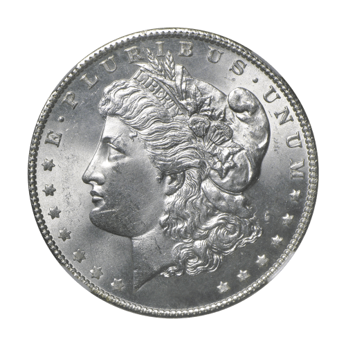 Pièce en argent MS-64 NGC Dollar Morgan d'argent 1878-1904 | Monnaie des États-Unis