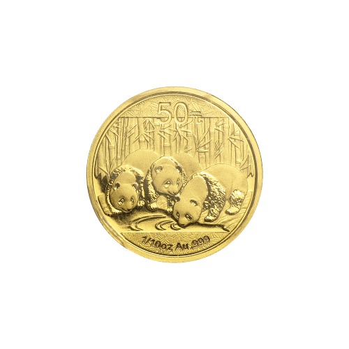 1/10 oz 2013 Chinese Panda PCGS First Strike MS 70 Gold Coin | Chinese Mint
