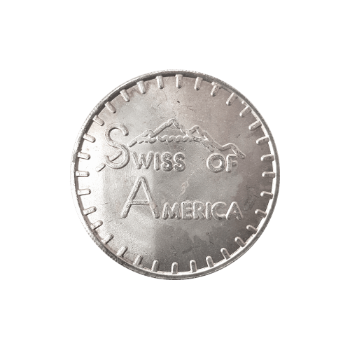 Ronde d'argent Swiss of America 1973 de 1 once
