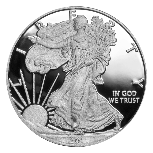 Pièce 1 once d'argent Épreuve numismatique Aigle américain 2011 | Monnaie des États-Unis