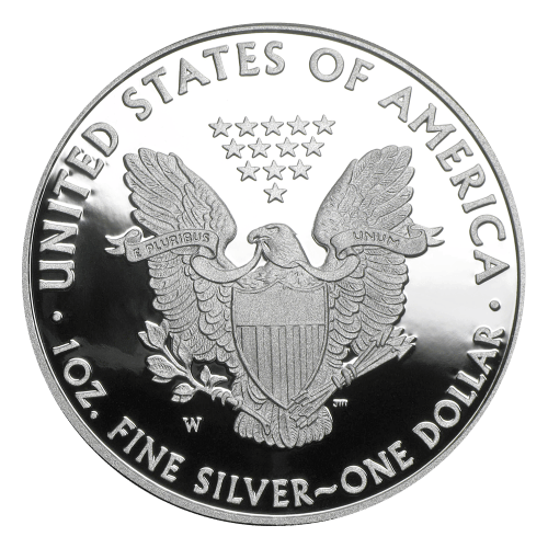 Pièce 1 once d'argent Épreuve numismatique Aigle américain 2011 | Monnaie des États-Unis