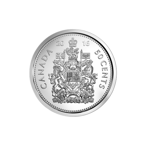 2016 Canadian 50 Cent Coin Roll | Royal Canadian Mint