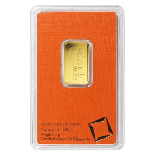 5 gram Gold Bar | Valcambi