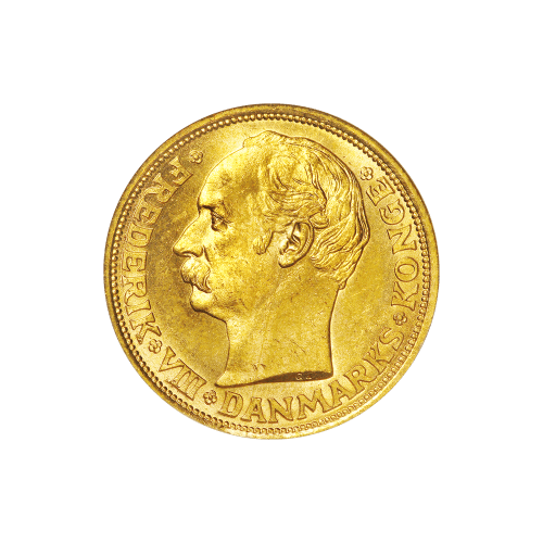 Random Year Denmark 20 Kroner Gold Coin