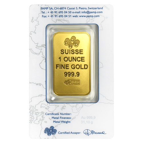 1 oz Gold Bar | PAMP Suisse