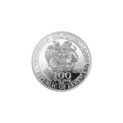 Pièce 1/4 once d'argent Arche de Noé Arménie 2019