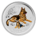 2 oz 2018 Lunar Year of the Dog Colourized Silver Coin | Perth Mint