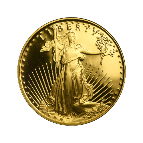 Pièce 1/2 once d'or Épreuve numismatique Aigle américain Année aléatoire | Monnaie des États-Unis