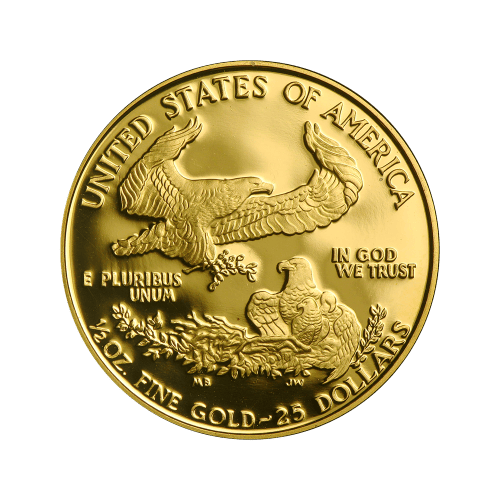 Pièce 1/2 once d'or Épreuve numismatique Aigle américain Année aléatoire | Monnaie des États-Unis