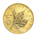 Pièce 1 once d'or Marque d'atelier Olympique Feuille d'érable canadienne 2008 | Monnaie royale canadienne
