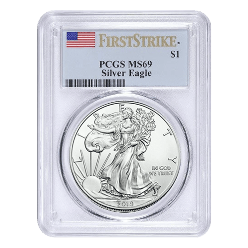 1 oz Random Year PCGS MS-69 American Eagle Silver Coin | United States Mint