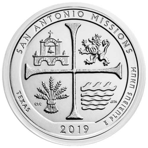 5 oz Random Year America the Beautiful Silver Coin | United States Mint