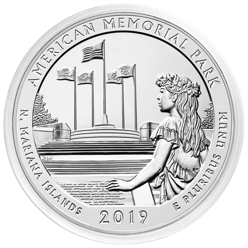 5 oz Random Year America the Beautiful Silver Coin | United States Mint