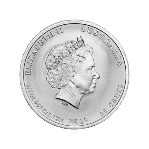 Pièce 1/2 once d'argent Bataille de la mer de Corail 2015 | Monnaie de Perth