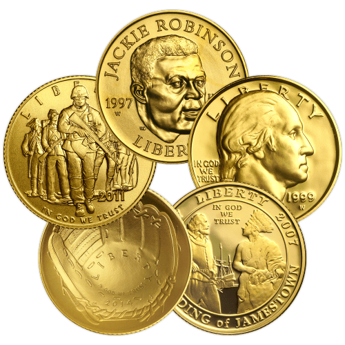 Assorted $5 Commemorative American Gold Coin | United States Mint