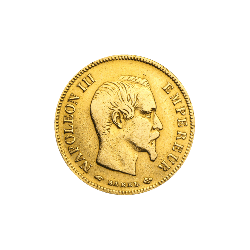 Random Year Napoleon III 10 Franc French Gold Coin | Paris Mint