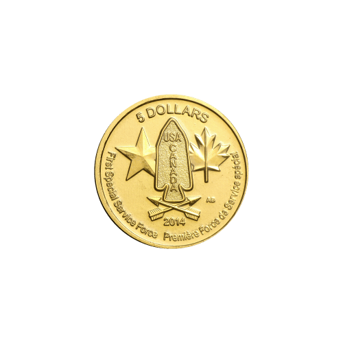 Pièce 1/10 once d'or Premier détachement du service spécial Année aléatoire | Monnaie royale canadienne
