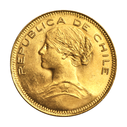 Random Year Chile 100 Peso Gold Coin