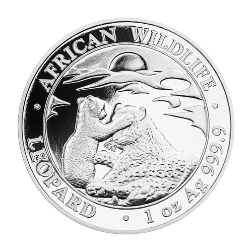 Pièce 1 once d’argent Léopard somalien africain 2019 | Monnaie du Royaume de Bavière