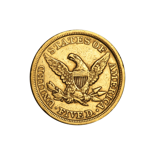Random Year $5 Liberty Half Eagle XF Gold Coin | United States Mint