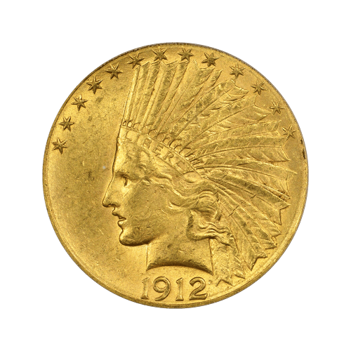 Random Year $10 Indian Eagle MS-62 Gold Coin | United States Mint