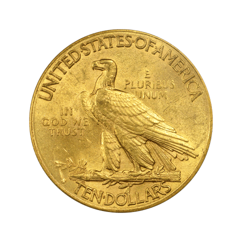 Random Year $10 Indian Eagle MS-62 Gold Coin | United States Mint