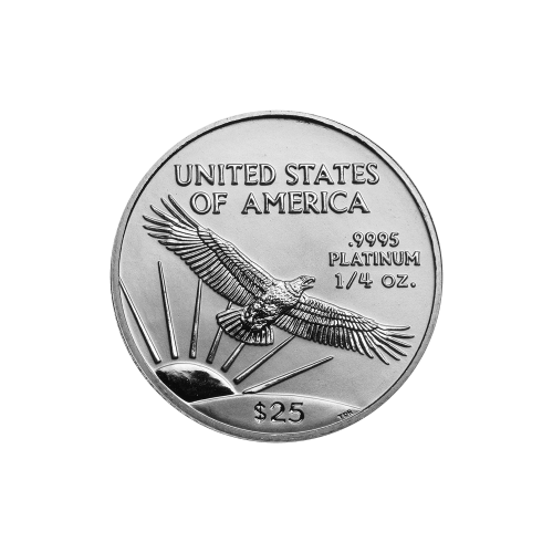 Pièce 1/4 once de platine Aigle américain 2002 | Monnaie des États-Unis