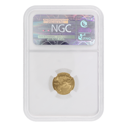 Pièce 1/10 once d'or MS-70 Premières pièces frappées NGC Aigle américain 2012 | Monnaie des États-Unis