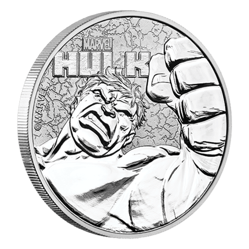 Pièce 1 once d'argent Hulk 2019 | Monnaie de Perth