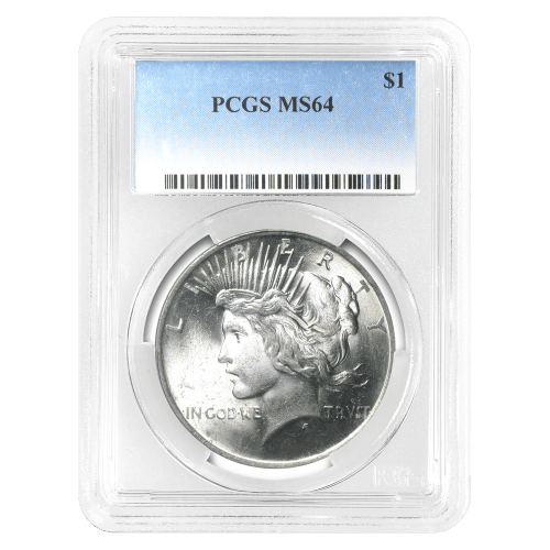Random Year Peace Silver Dollar MS-64 Silver Coin | United States Mint