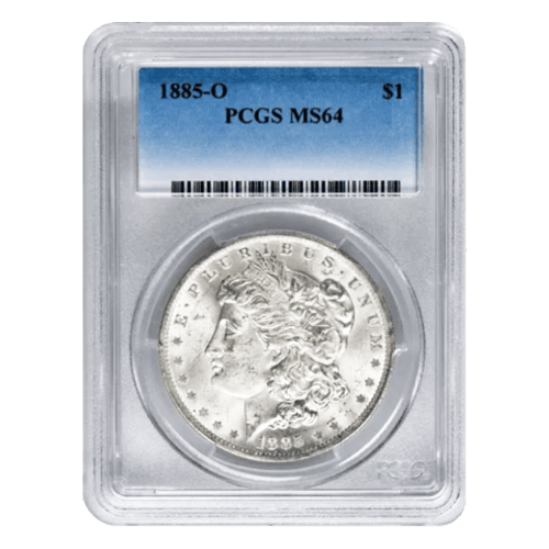 Pièce en argent Morgan Dollar 1878–1904 MS-64 | Monnaie des États-Unis