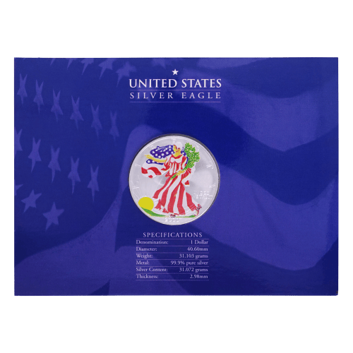 1 oz Random Year Colorized American Eagle Silver Coin | United States Mint