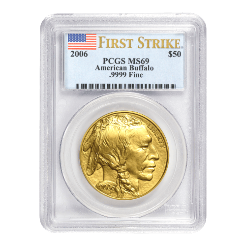 1 oz 2006 Buffalo First Strike MS69 Gold Coin | United States Mint