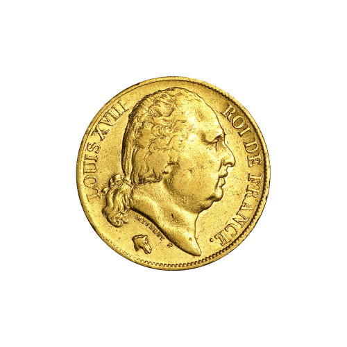 Random Year French 20 Franc Gold Coin