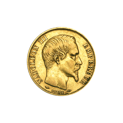 Random Year French 20 Franc Gold Coin
