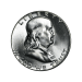 Pièce d'argent pur à 90 % Franklin Half Dollar BU Année aléatoire