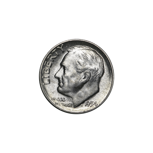 Sac de pièces américaines de circulation en argent 90 % Pièce de 10 centimes Roosevelt Valeur nominale 1 $ | Monnaie des États-Unis