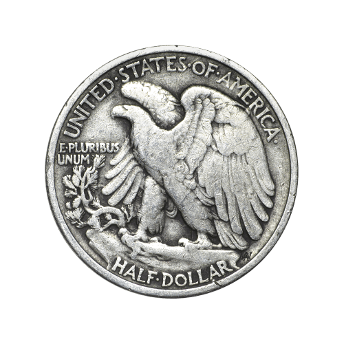 Pièce d'argent pur à 90 % de circulation Demi Dollar Liberté marchant Année aléatoire | Monnaie des États-Unis