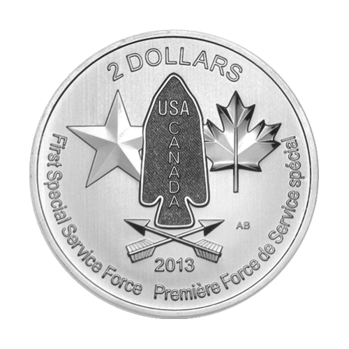 3/4 oz 2013 First Special Service Force Silver Coin | Royal Canadian Mint