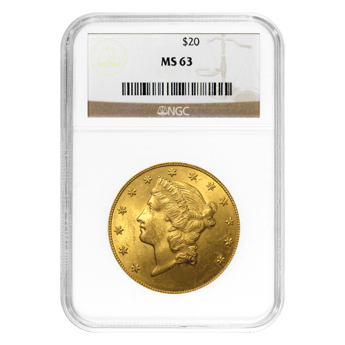 Random Year $20 Liberty Double Eagle MS-63 Gold Coin | United States Mint