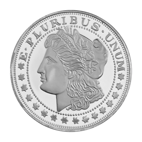 Ronde 1 once d'argent Morgan | Monnaie de SilverTowne