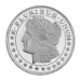 Ronde 1 once d'argent Morgan | Monnaie de SilverTowne