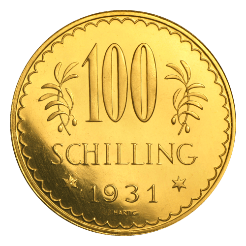 Random Year Austrian 100 Schilling Gold Coin